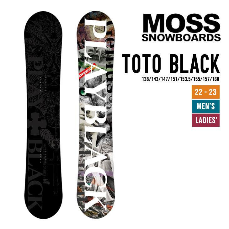 MOSS モス 22-23 TOTO BLACK トト ブラック [特典多数] スノーボード