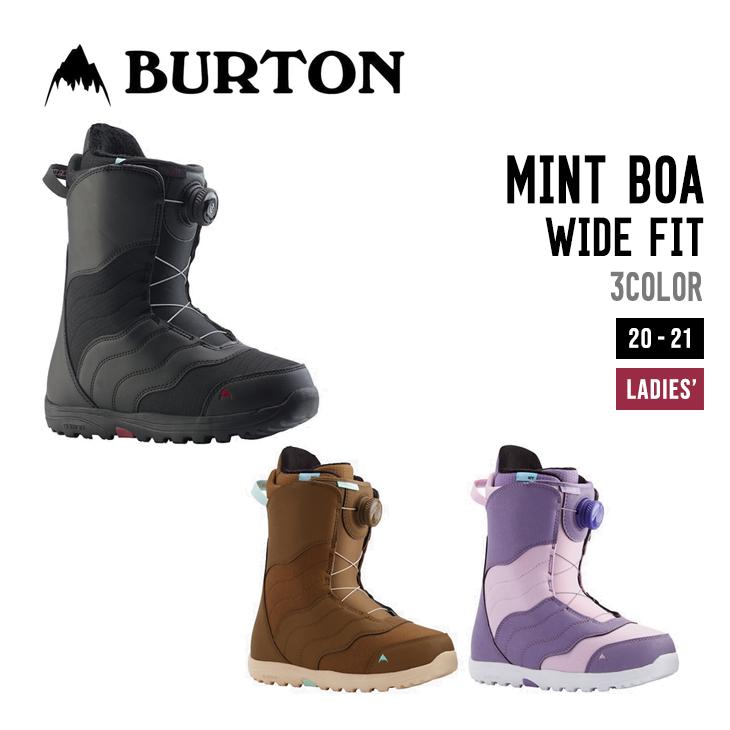 BURTON バートン 20-21 MINT BOA WIDE FIT ミント ボア ワイドフィット スノーボード ブーツ : btnmint :  SIDECAR - 通販 - Yahoo!ショッピング