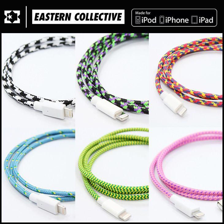 EASTERN COLLECTIVE LIGHTNING USB CABLE コード長：1m ライトニング ケーブル Apple認証 Made