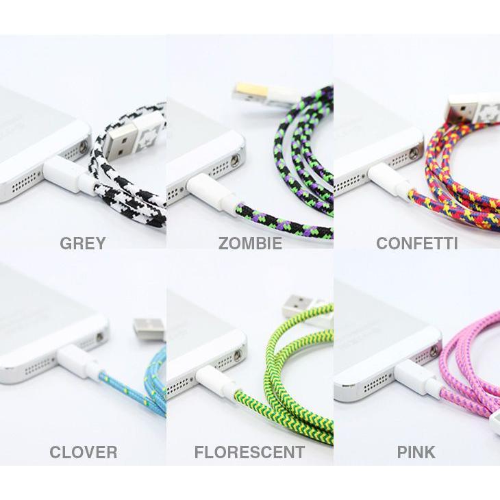 EASTERN COLLECTIVE LIGHTNING USB CABLE コード長：1m ライトニング ケーブル Apple認証 Made for iPhone取得 iPhone 5 5s 5c iPadair iPadmini iPodtouch |  | 01