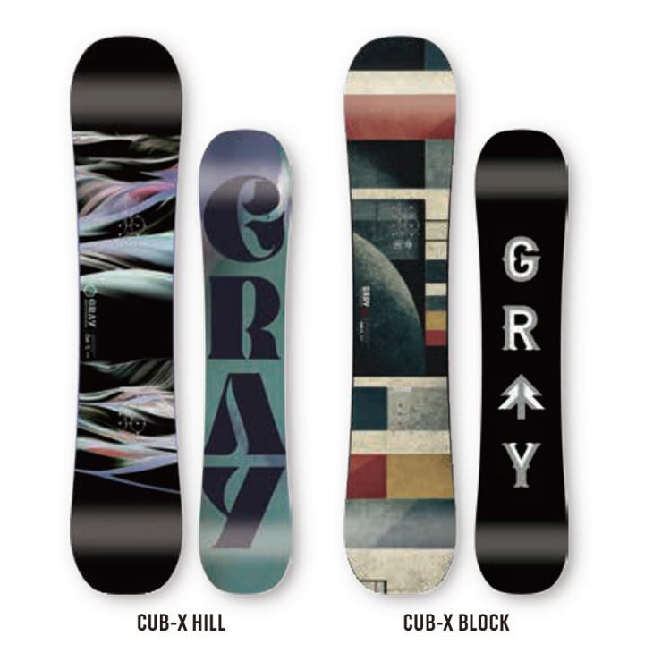 GRAY グレイ 25-26 CUB-X カブ エックス ブロック スノーボード 2025-2026 キッズ オールラウンド |  | 01