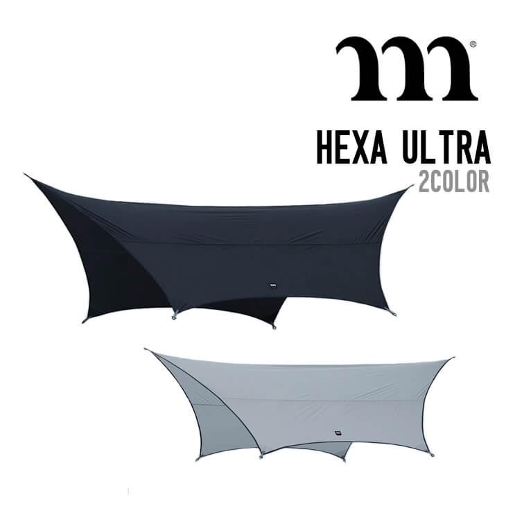 MURACO ムラコ HEXA ULTRA ヘキサ ウルトラ キャンプ アウトドア BLACK GREY タープ :murako22