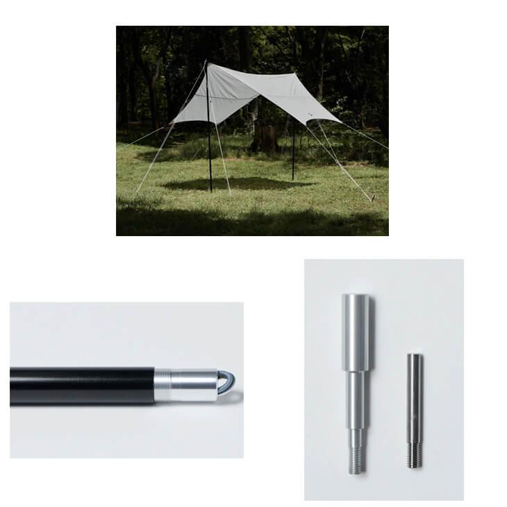 MURACO ムラコ NORTHPOLE 200 ノースポール キャンプ アウトドア タープ用ポール タープポール |  | 01