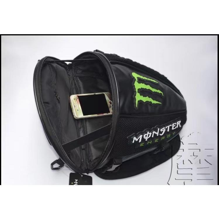 モンスターエナジー シートバッグ バイク用 ポーチ カウル型 小物入れ