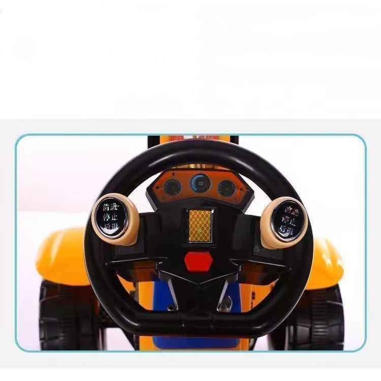 大人気 クリス乗用玩具 電動式 ショベルカー ブルドーザー 組立簡単 クリス 誕生日 パワーショベル 多機能 【P2493646991】(15070円)