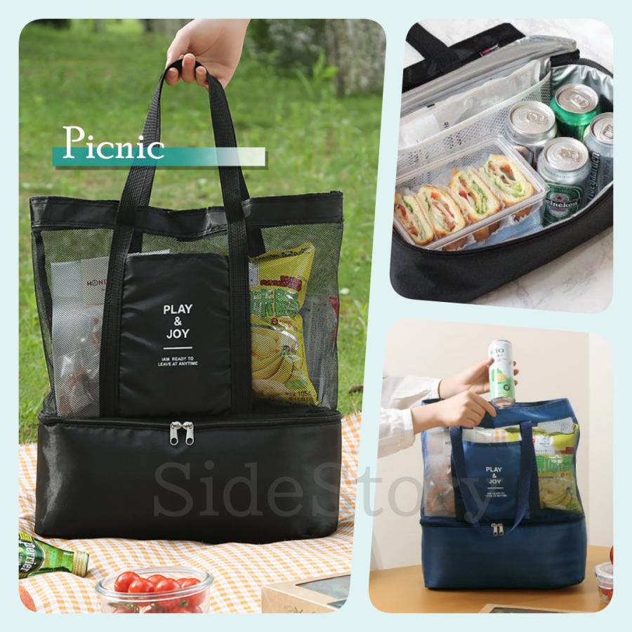 保冷バッグ メッシュバッグ トートバッグ レディース スポーツバッグ プールバッグ バック エコバッグ 海 |  | 09