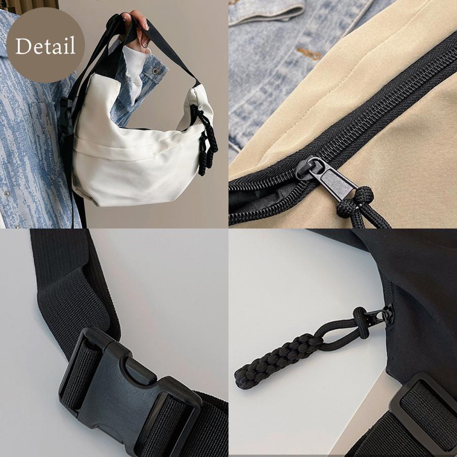 ショルダーバッグ レディース メンズ 超軽量 小さめ 斜め掛け ボディバッグ 大容量 男女兼用 バック 肩掛け 無地 |  | 08