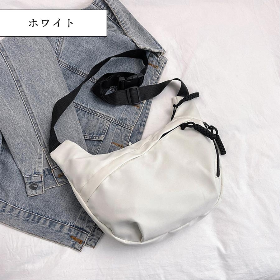 ショルダーバッグ レディース メンズ 超軽量 小さめ 斜め掛け ボディバッグ 大容量 男女兼用 バック 肩掛け 無地 |  | 02