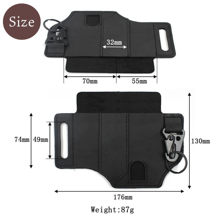 マルチツールシース 本革 ツールホルスター オーガナイザー