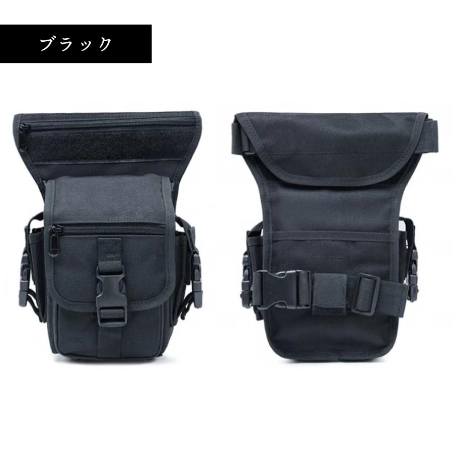 レッグバッグ レッグポーチ ボディバッグ ヒップバッグ ウエストポーチ 多機能 耐磨耗 迷彩 鞄 バイク 自転車 登山 ポーチ 釣り サバゲー |  | 01