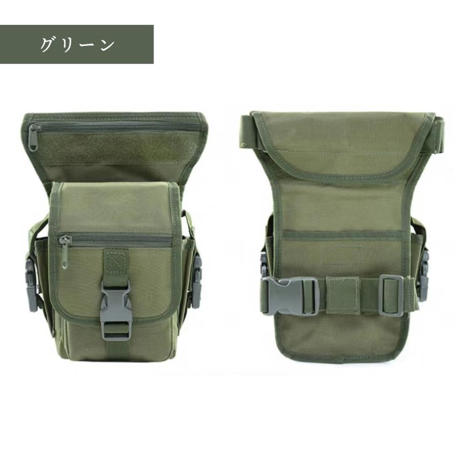 レッグバッグ レッグポーチ ボディバッグ ヒップバッグ ウエストポーチ 多機能 耐磨耗 迷彩 鞄 バイク 自転車 登山 ポーチ 釣り サバゲー |  | 02