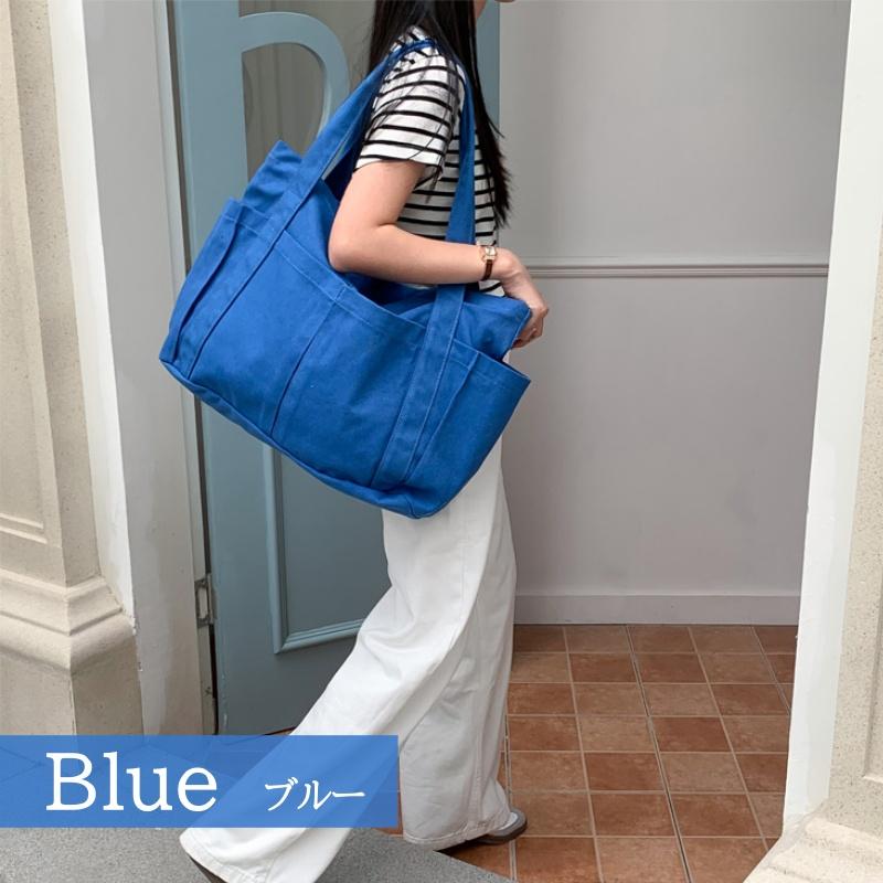 トートバッグ マザーズバッグ キャンバス トート レディース メンズ 肩掛けバッグ グローサリー 通学 帆布 大容量 |  | 02