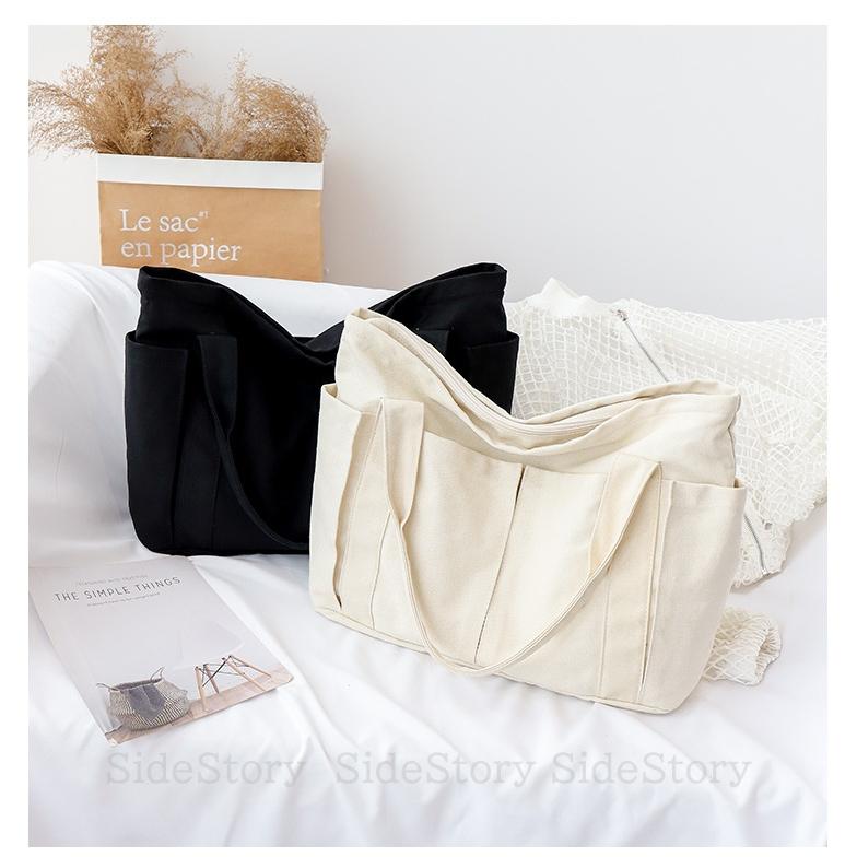 トートバッグ マザーズバッグ キャンバス トート レディース メンズ 肩掛けバッグ グローサリー 通学 帆布 大容量 |  | 09