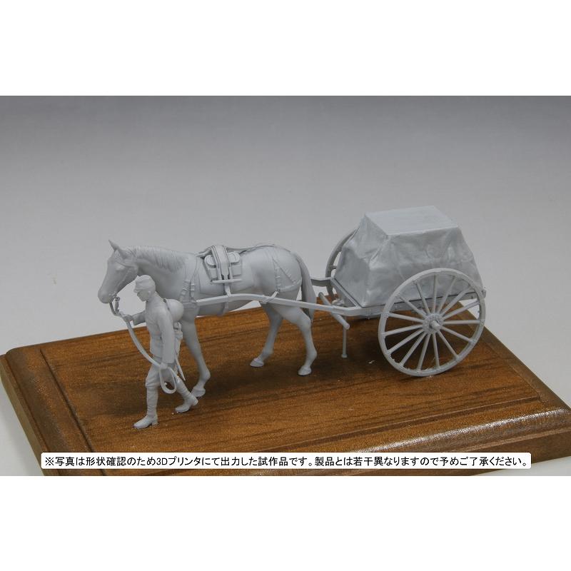 ファインモールド 1/35 FM60 帝国陸軍 軍馬輸送隊セット 三九式輜重車 甲｜sieikan｜02