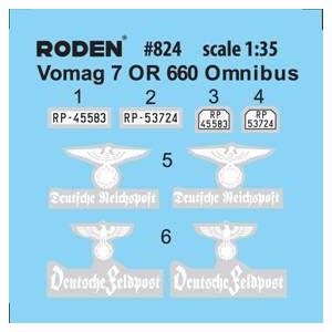 ローデン 1/35 RE35824 独・フォマーグ7or660大型バス : しえいかん