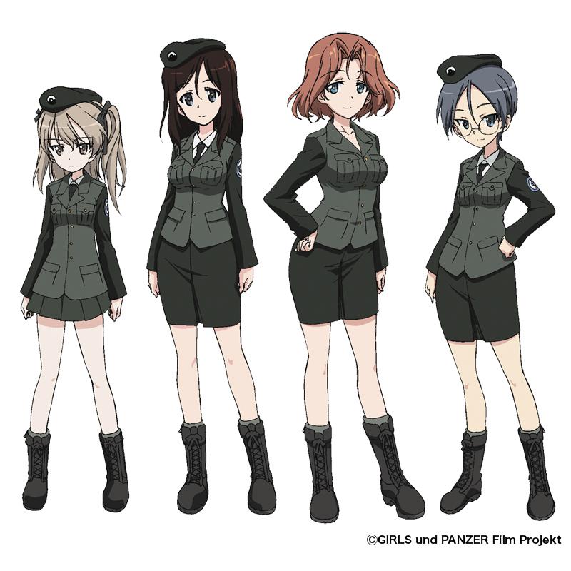 プラッツ ガールズ&パンツァー劇場版 大学選抜チーム フィギュアセット