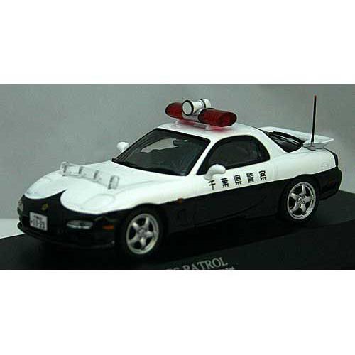 レイズ 1/43 JH7439805 RX-7TypeRS 千葉県警 高速道路交通警察隊車輌