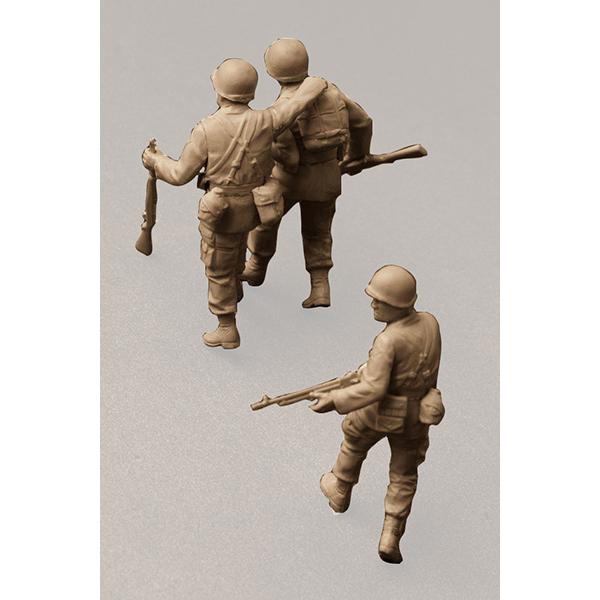 マスターボックス 【SALE】 1/35 MB3511 1/35 米 空挺部隊兵士・3体