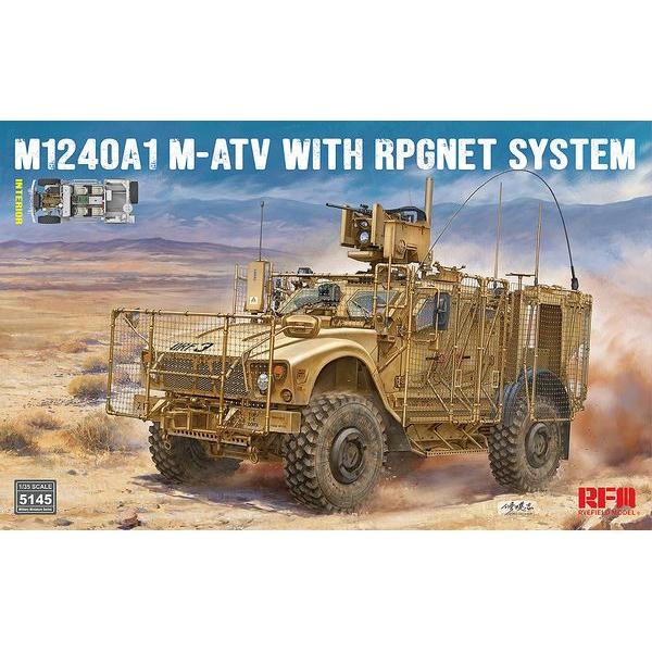 ライフィールドモデル RFM5145 1/35 M1240A1 M-ATV w/RPGNet システム