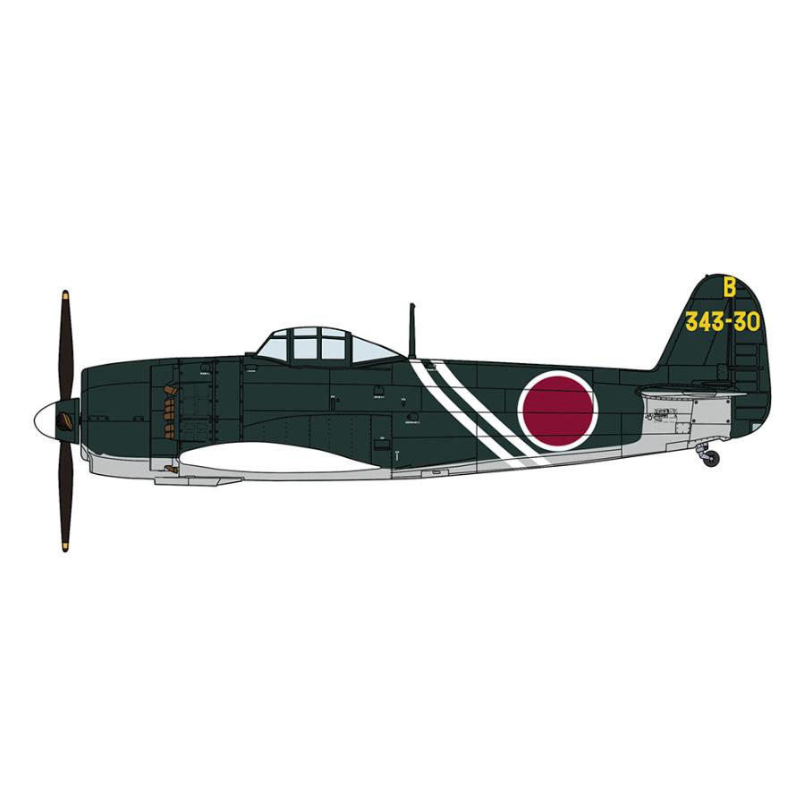 ハセガワ 1/48 07571 川西 N1K2-J 局地戦闘機 紫電改 後期型第343航空