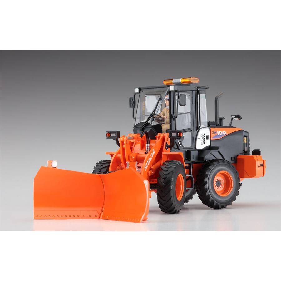 ハセガワ 1/35 66102 日立建機 ホイールローダ ZW100-6 マルチプラウ