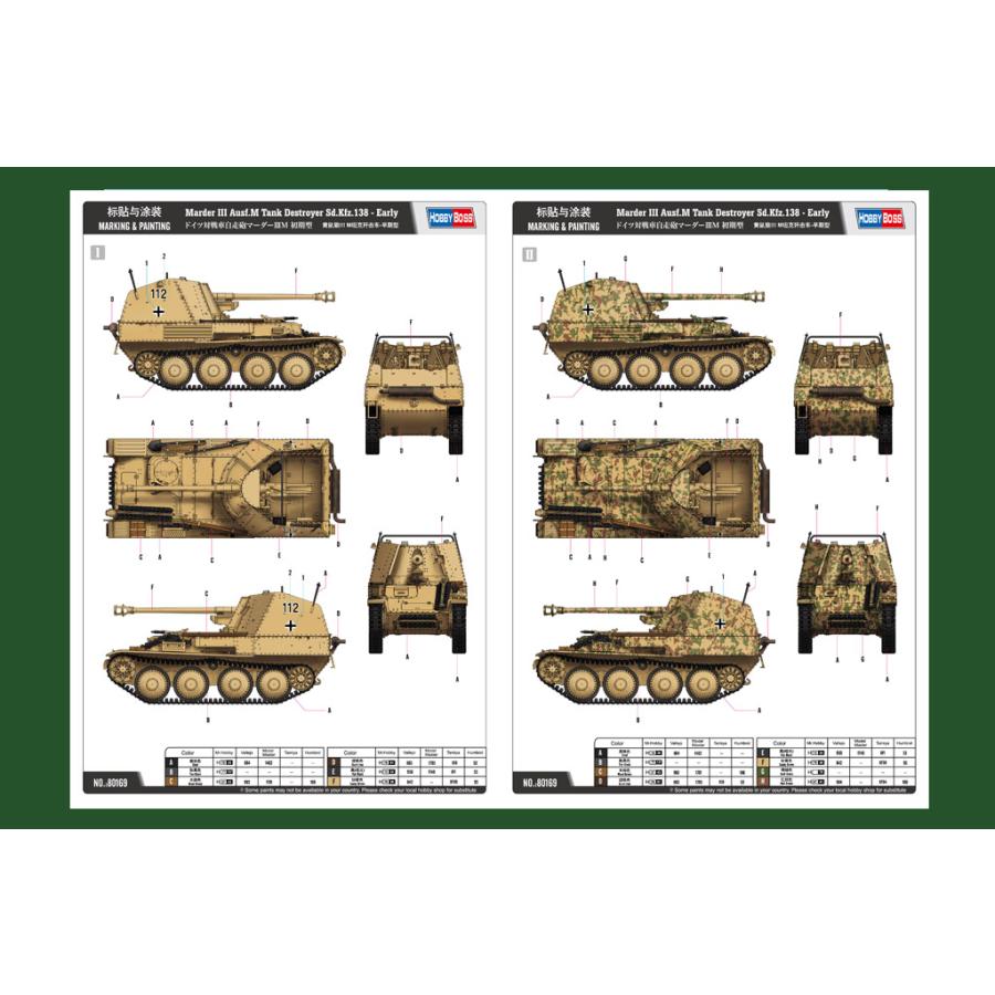 ホビーボス 【SALE】ホビーボス 1/35 80169 独対戦車自走砲マーダー