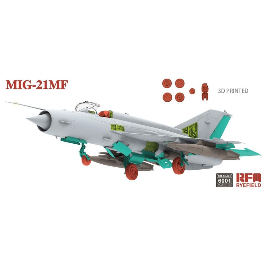 【7月予約】ライフィールドモデル RFM6001 1/48 MiG-21MF フィッシュベッドJ_1