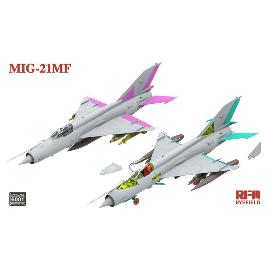 【7月予約】ライフィールドモデル RFM6001 1/48 MiG-21MF フィッシュベッドJ_2