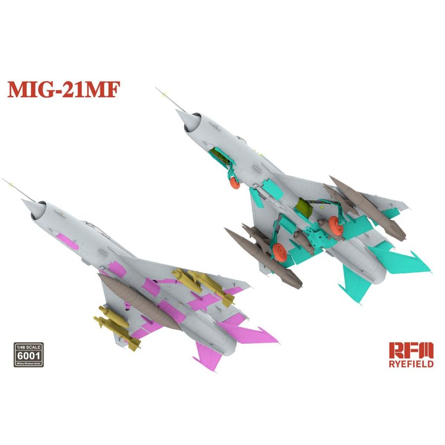 【7月予約】ライフィールドモデル RFM6001 1/48 MiG-21MF フィッシュベッドJ_3