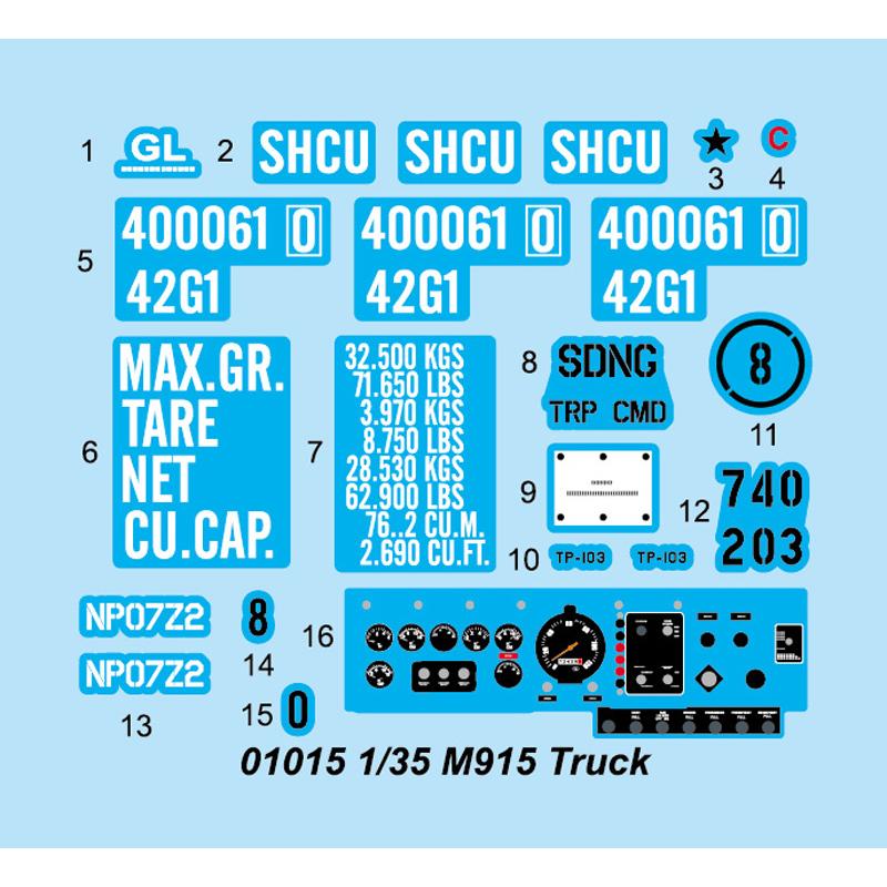 トランペッター 1/35 01015 米M915トラクタートラック : しえいかん