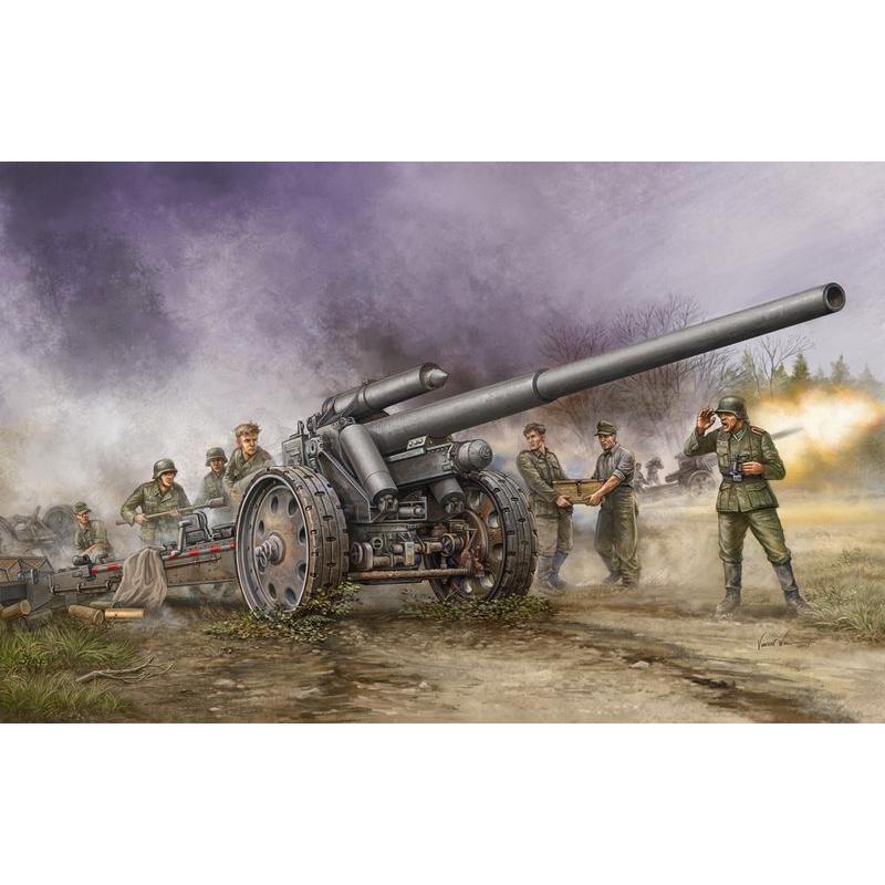 トランペッター 02305 1/35 ドイツ s.K18 105mmカノン砲 : しえいかん