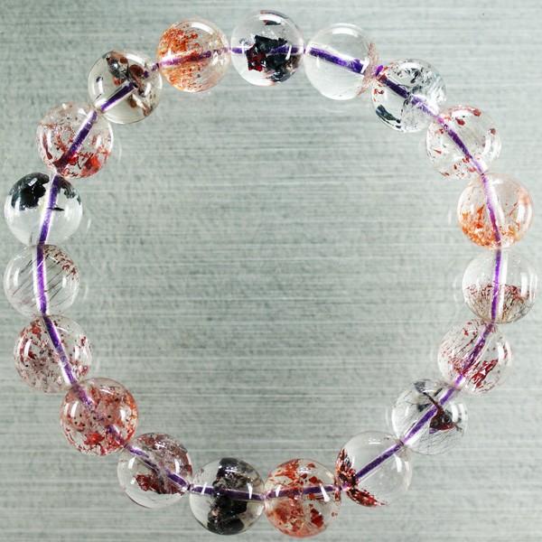 代引不可 天然石 スーパーセブン ブレスレット 10 5ｍｍ 正規品 Www Ladislexia Net