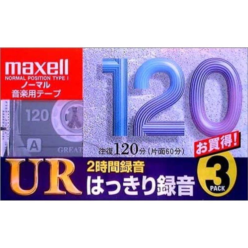 宅配 maxell 録音用 カセットテープ ノーマル Type1 30分 4巻 UR-30L 4P