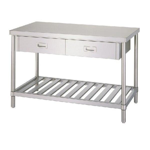 人気急上昇 間口1500 奥行900 片面引出 スノコ棚 Wds シンコー作業台 アジャスト付 キッチン 台所用品 Festivalvivadanca Com Br