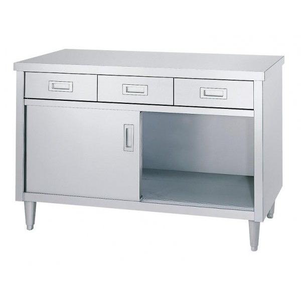シンコーキャビネット作業台 間口1500 奥行900 片面 引出 ステンレス戸 Ed その他キッチン 台所用品 お支払について メーカー直送品のため代引き決済できません Ilgaimportadora Com