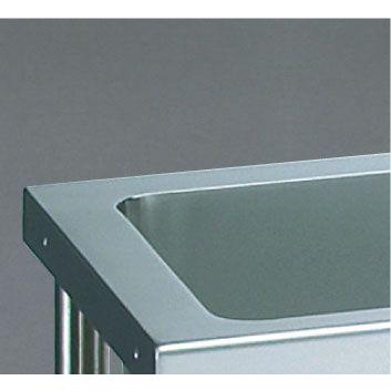 ローボード リクシル業務用三槽流し台　間口1500×奥行600×高さ800　バックガードなし【S-3SN150B0N】 【MYK1085968145】(39292円)