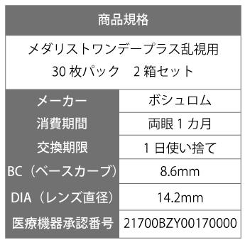 【送料無料】【処方箋不要】メダリストワンデープラス乱視用　2箱　（コンタクト ワンデー コンタクトレンズ 1day 乱視用  ）｜sigma-contact｜03