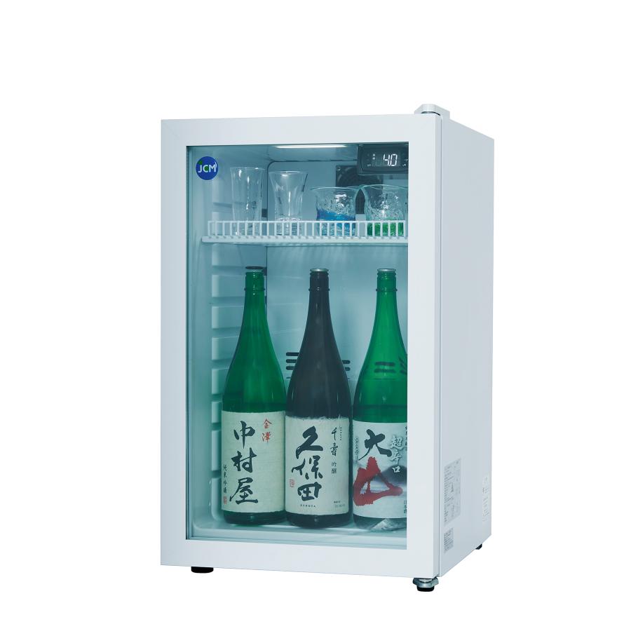 JCM JCMS-66 (1ドア卓上冷蔵ショーケース)小型 白 ジェーシーエム
