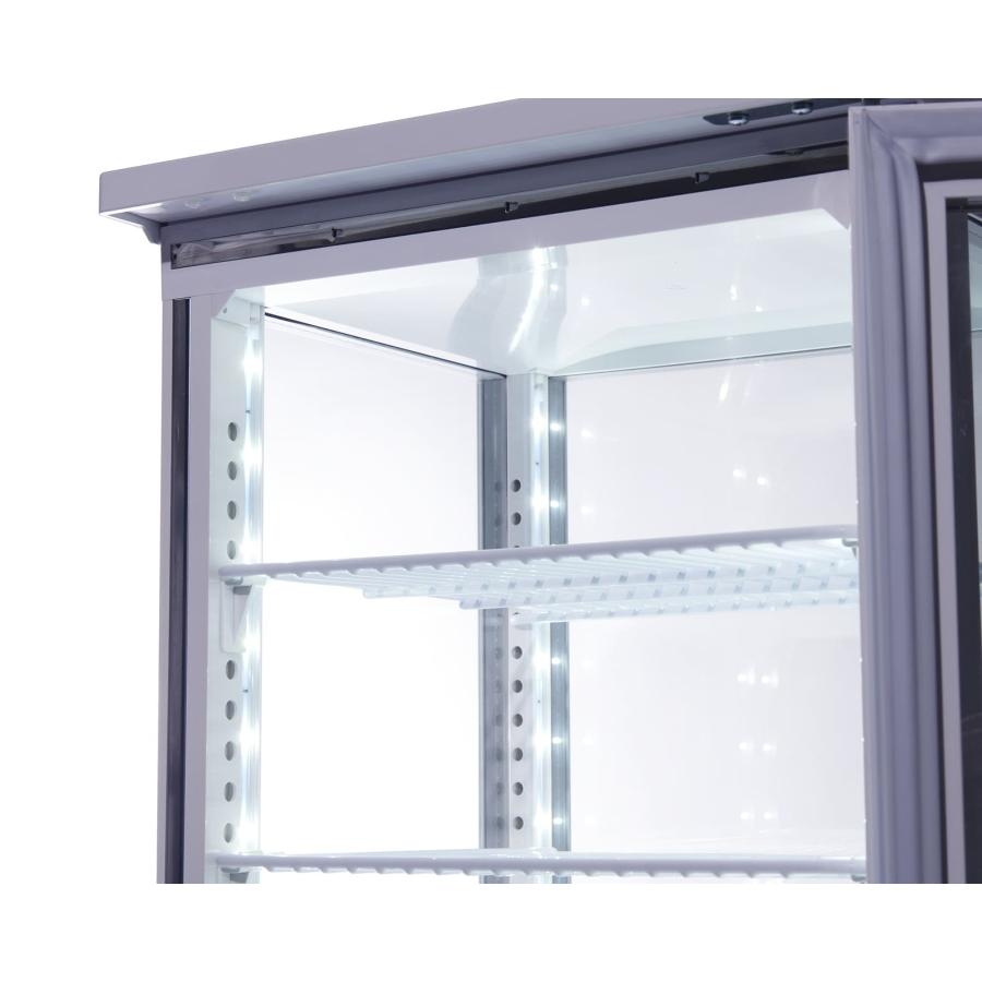 JCM(業務用厨房機器) JCMS-78 (4面ガラス冷蔵ショーケース)小型