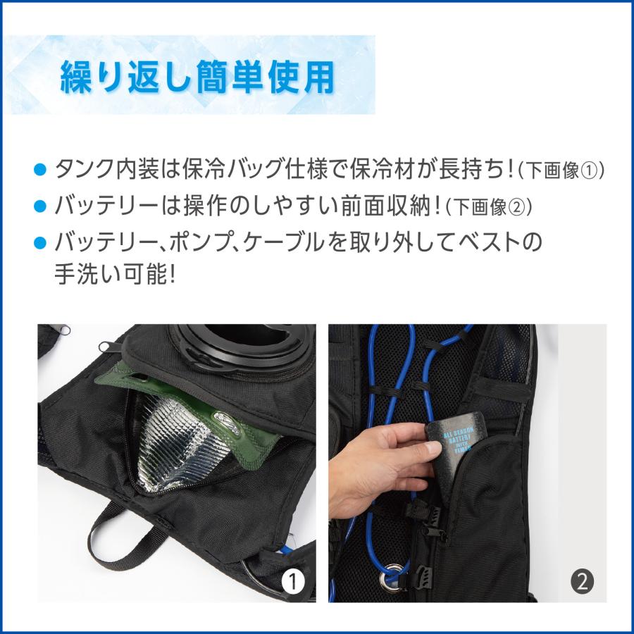 MEDIAID 冷却ベスト 水冷服 クールベスト 医療メーカー公式 速攻冷感