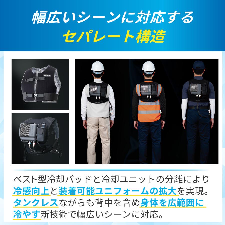 MEDIAID 冷却ベスト 水冷服 ペルチェ 冷感 クール 医療メーカー メディ