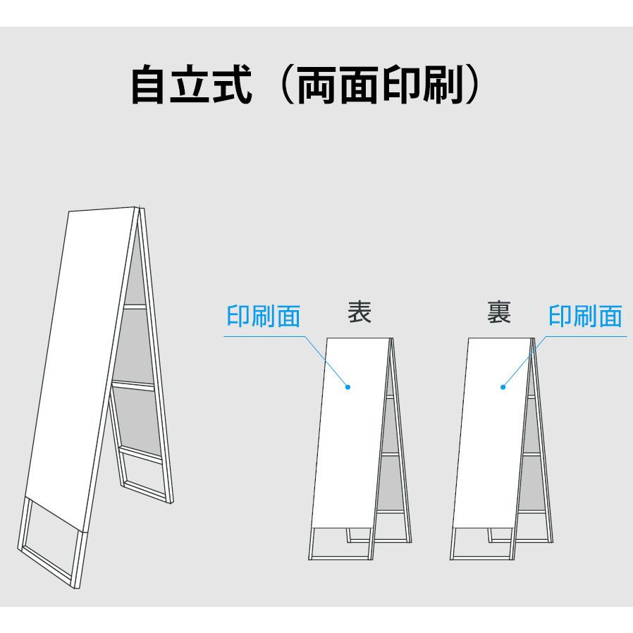 立て看板_1200×1200　木製枠　捨てカン　スタンドサイン　パネルスタンド