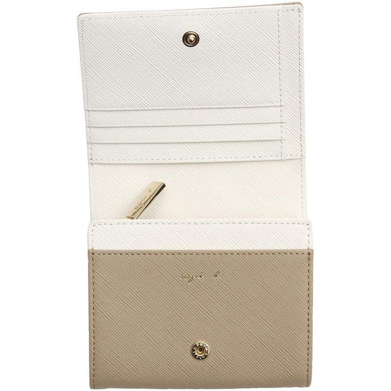 直販ストア Femme ウォレット B Agnes Femme Qaw05 01 その他財布 短財布 ウォレット Voyage Beige 二つ折り 直販アウトレット