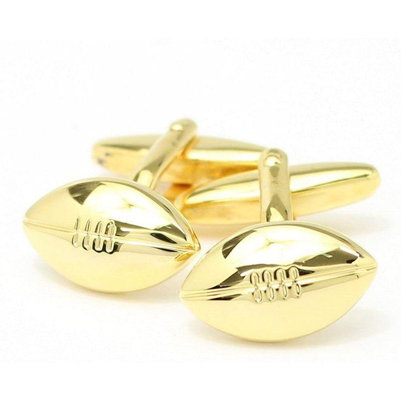 話題の行列 ガッツのある方へ ラグビーボール ゴールドのカフス カフリンクス カフスボタン カフス Www We Job Com
