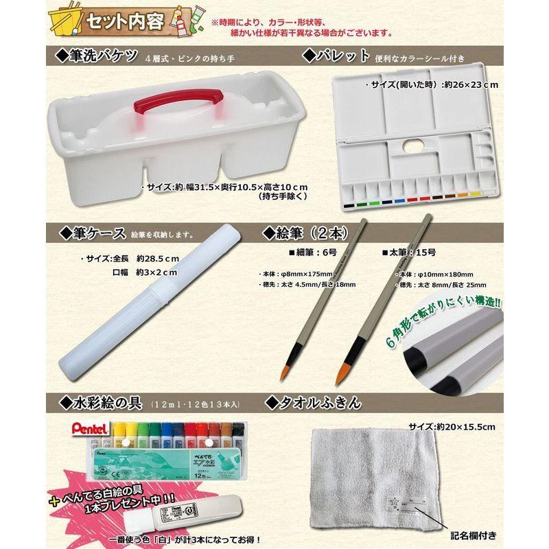 絵の具セット キュートスタイル かわいい女の子向け画材セット 顔料