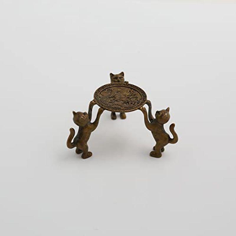 新作ウエア 真鍮製 雑貨 アンティーク 干支置物 彫像 直径3 8cm 置物 レトロ 書斎 玄関小物 可愛い3匹の子犬が硬貨を運ぶ龍の置物 犬 戌 占い 開運 Www Buccella Com