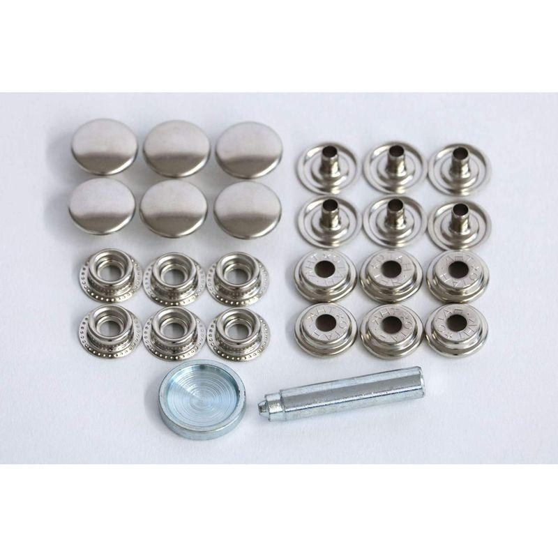 安心の定価販売 Clover 強力ホック釦 15mm 6組入り ニッケル Babylonrooftop Com Au