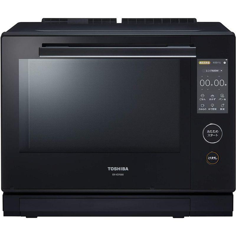 東芝 Toshiba 過熱水蒸気オーブンレンジ 石窯ドーム 30l 石窯ドーム Er Vd7000 K Libra 30l グランブラック キッチン家電