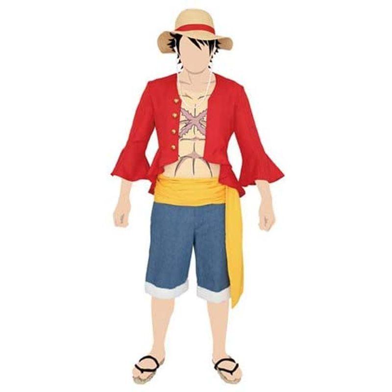トラントリップ ワンピース リニューアルver モンキー D ルフィ コスチュームセット 新世界 ワンピース Mens コスプレ衣装 リニューアルver M Libra