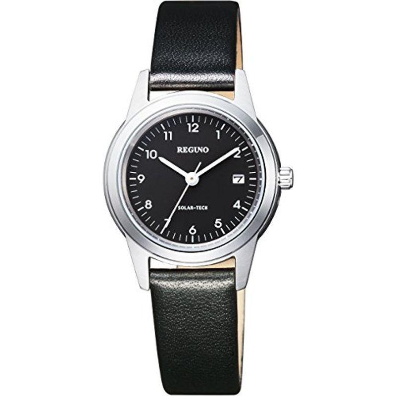 【新作からSALEアイテム等お得な商品満載】 腕時計 シチズン レグノ ブラック KM4-015-50 ペアモデル フレキシブルソーラー 腕時計
